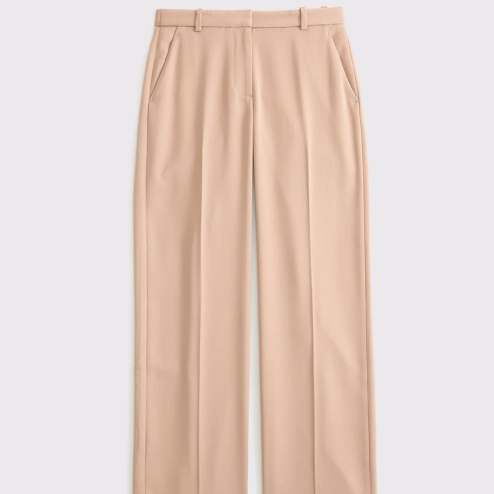 Abercrombie & Fitch Camel Wide Leg Pants Size 32 Long New with Tags